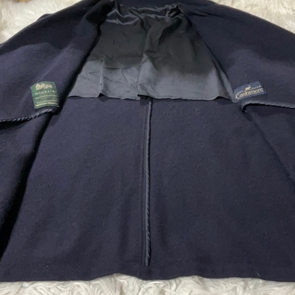 CASHMERE jacket blazer NEIMAN Marcus by NIGEL’S button front pockets part lined - Picture 5 of 13